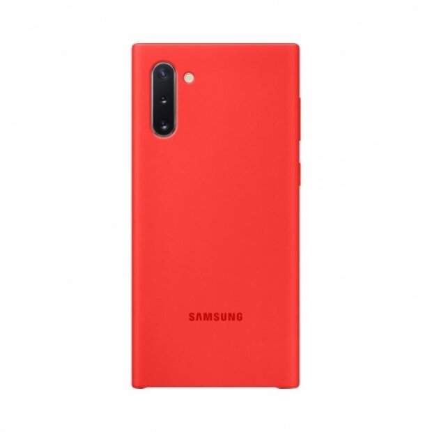 Husa Cover Silicone Samsung pentru Samsung Galaxy Note 10 Rosu