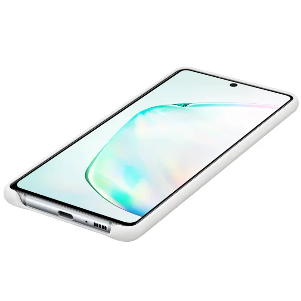 Husa Cover Silicone Samsung pentru Samsung Galaxy S10 Lite White
