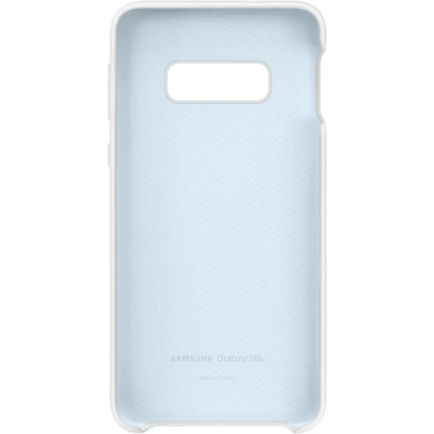 Husa Cover Silicone Samsung pentru Samsung Galaxy S10e Alb