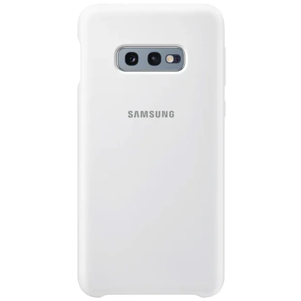 Husa Cover Silicone Samsung pentru Samsung Galaxy S10e Alb