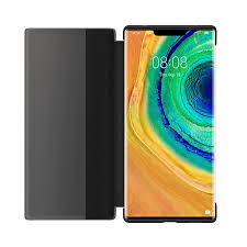 Husa Cover Smart Flip View Huawei pentru Huawei Mate 30 Pro Negru thumb