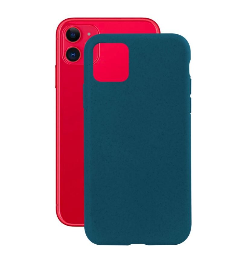 Husa Cover Soft Ksix Eco-Friendly pentru iPhone 11 Pro Max Albastru thumb