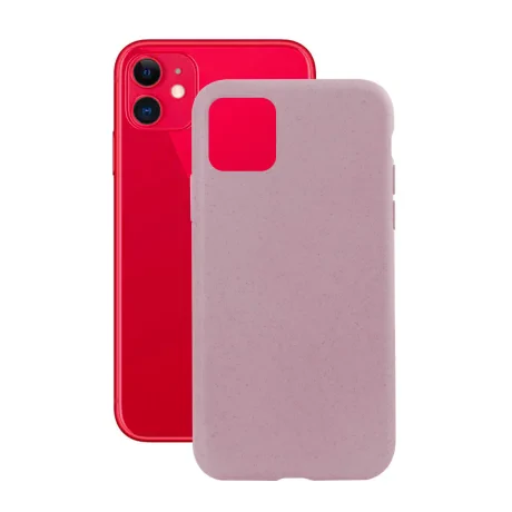 Husa Cover Soft Ksix Eco-Friendly pentru iPhone 11 Roz