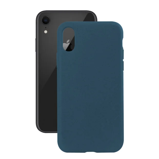 Husa Cover Soft Ksix Eco-Friendly pentru iPhone Xr Albastru