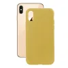 Husa Cover Soft Ksix Eco-Friendly pentru iPhone Xs Max Galben