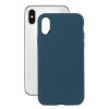 Husa Cover Soft Ksix Eco-Friendly pentru iPhone X/Xs Albastru