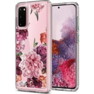 Husa Cover Spigen Ciel Floral pentru Samsung Galaxy S20 Pink