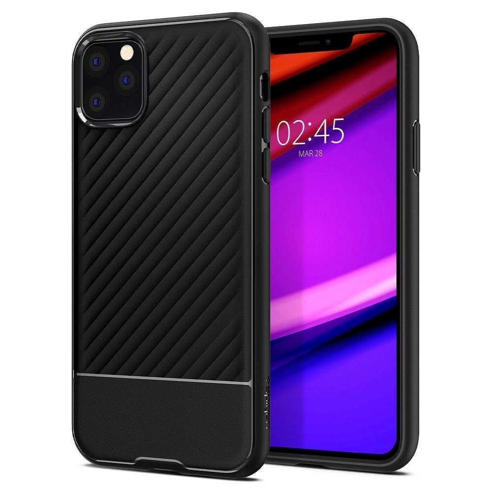 Husa Cover Spigen Core Armor pentru iPhone 11 Pro Max Negru thumb