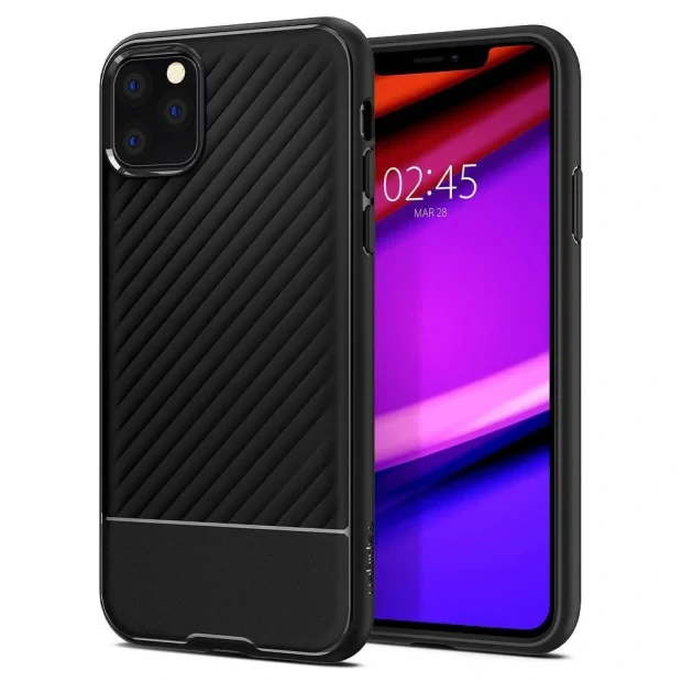 Husa Cover Spigen Core Armor pentru iPhone 11 Pro Max Negru