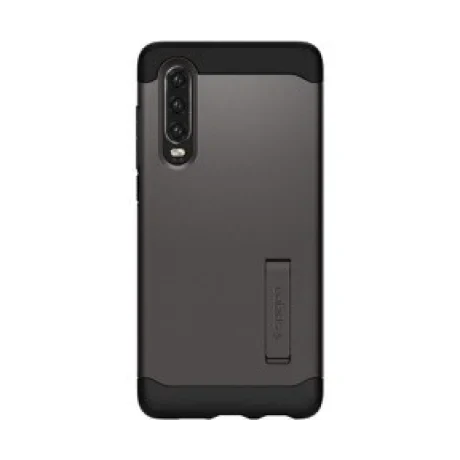 Husa Cover Spigen Gauntlet pentru Huawei P30 Gunmental Grey