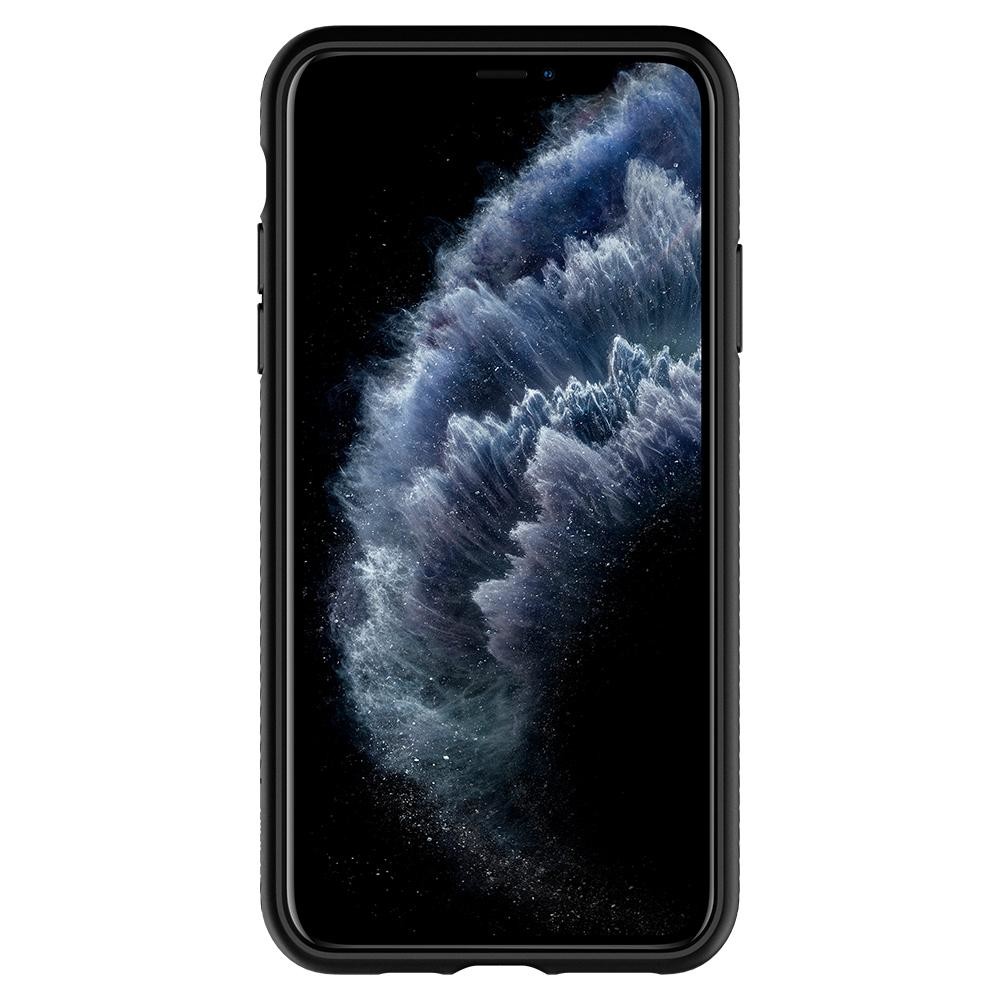 Husa Cover Spigen Liquid Air pentru iPhone 11 Pro Max Matte Black thumb