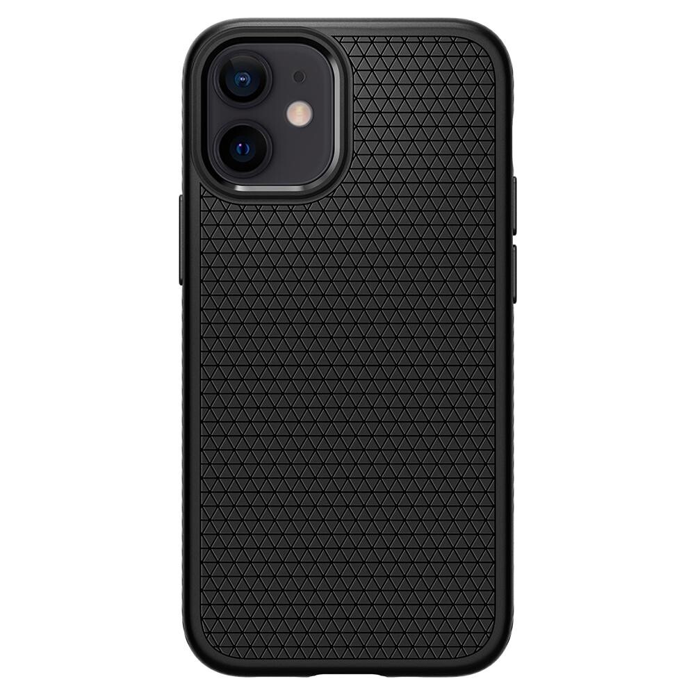 Husa Cover Spigen Liquid Air pentru iPhone 12 Mini Matte Black thumb