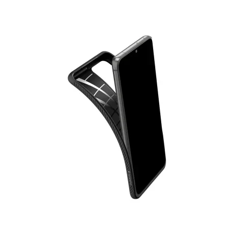 Husa Cover Spigen Liquid Air pentru Samsung Galaxy S21 Ultra Matte Black