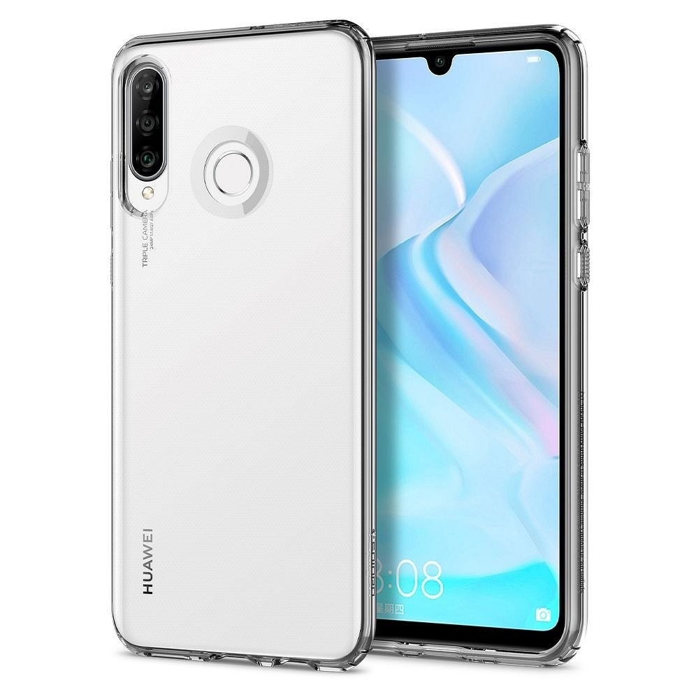 Husa Cover Spigen Liquid Crystal Glitter pentru Huawei P30 Lite Transparent thumb