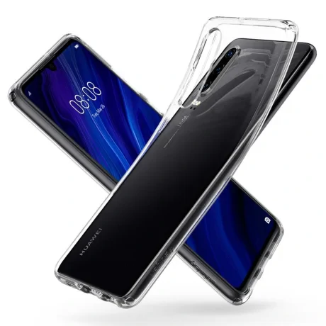 Husa Cover Spigen Liquid Crystal pentru Huawei P30 Clear