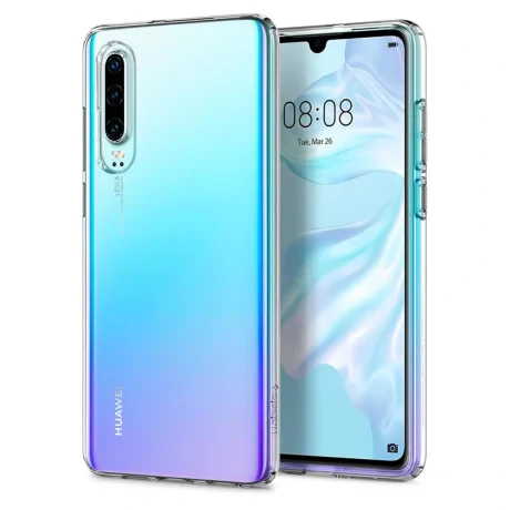 Husa Cover Spigen Liquid Crystal pentru Huawei P30 Clear