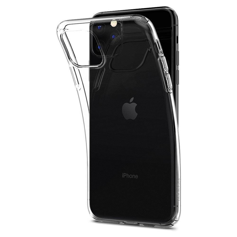 Husa Cover Spigen Liquid Crystal pentru iPhone 11 Pro Max Transparent thumb