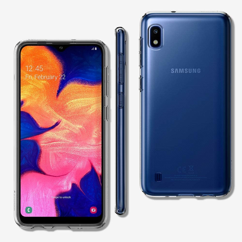 Husa Cover Spigen Liquid Crystal pentru Samsung Galaxy A10 Clear thumb