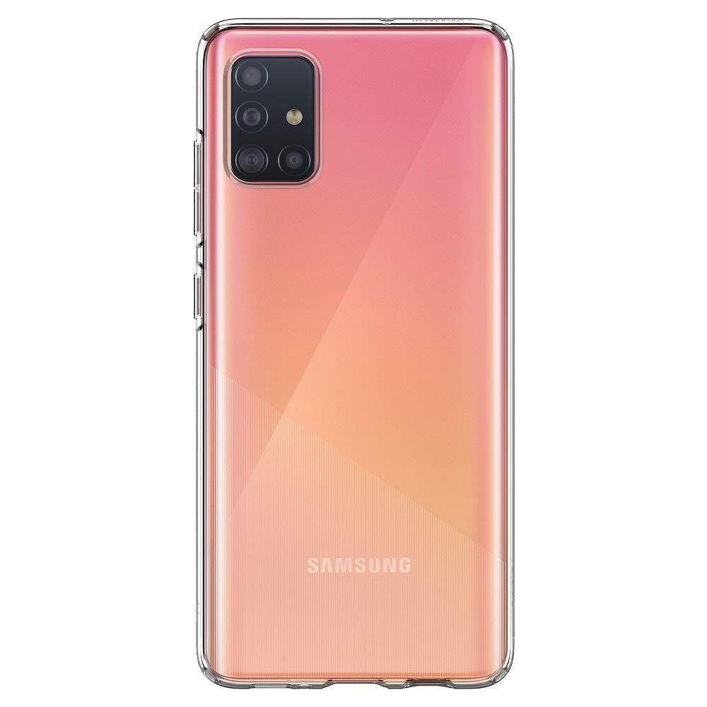 Husa Cover Spigen Liquid Crystal pentru Samsung Galaxy A51 Transparent thumb