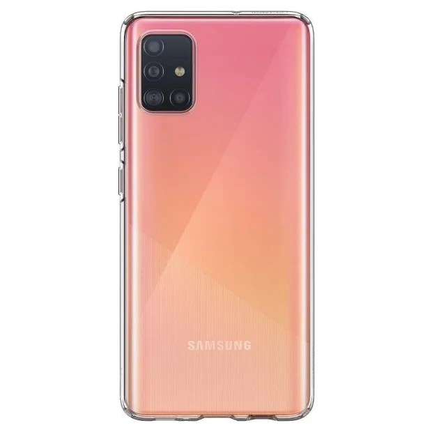 Husa Cover Spigen Liquid Crystal pentru Samsung Galaxy A51 Transparent