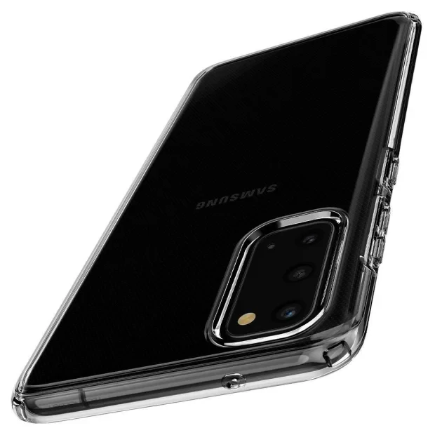 Husa Cover Spigen Liquid Crystal pentru Samsung Galaxy S20 Transparent