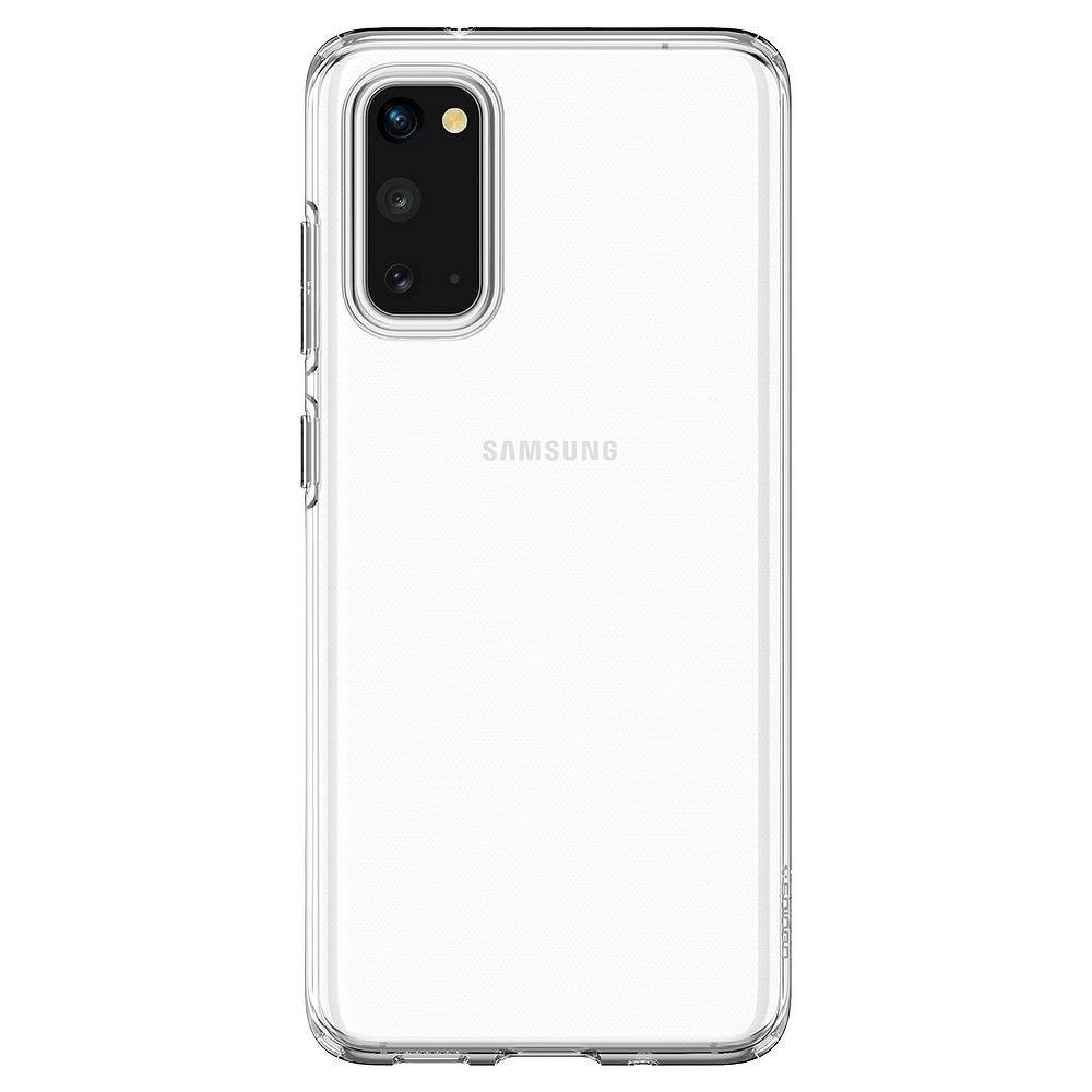 Husa Cover Spigen Liquid Crystal pentru Samsung Galaxy S20 Transparent thumb