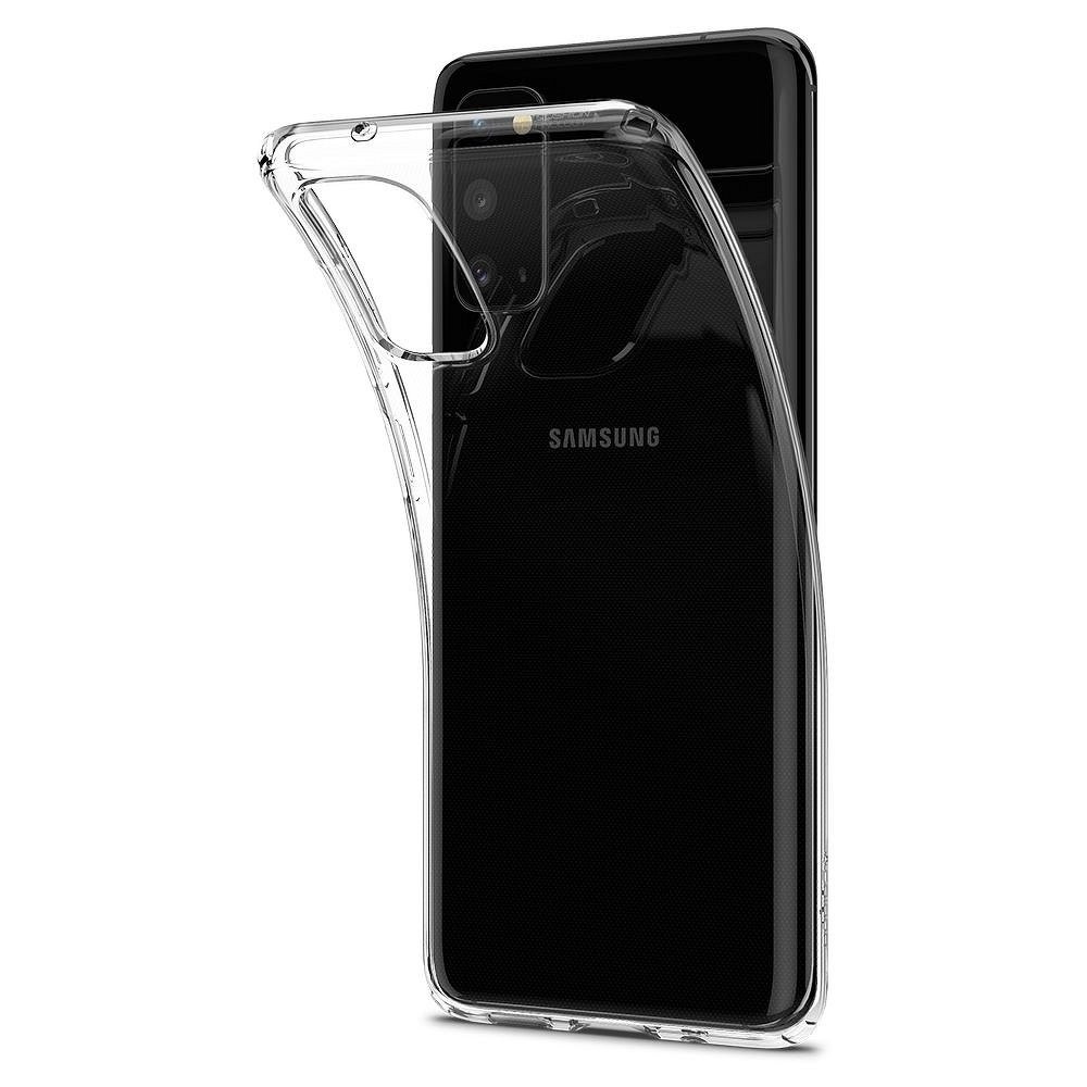 Husa Cover Spigen Liquid Crystal pentru Samsung Galaxy S20 Transparent thumb