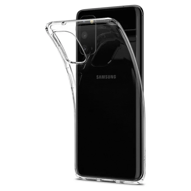 Husa Cover Spigen Liquid Crystal pentru Samsung Galaxy S20 Transparent