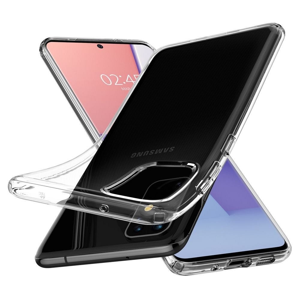 Husa Cover Spigen Liquid Crystal pentru Samsung Galaxy S20 Plus Clear thumb