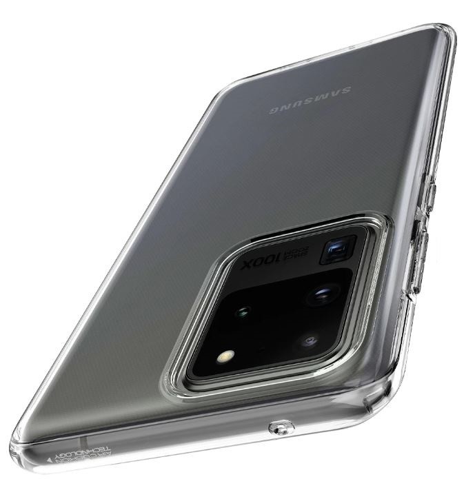 Husa Cover Spigen Liquid Crystal pentru Samsung Galaxy S20 Ultra Clear thumb