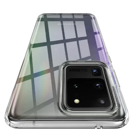 Husa Cover Spigen Liquid Crystal pentru Samsung Galaxy S20 Ultra Clear