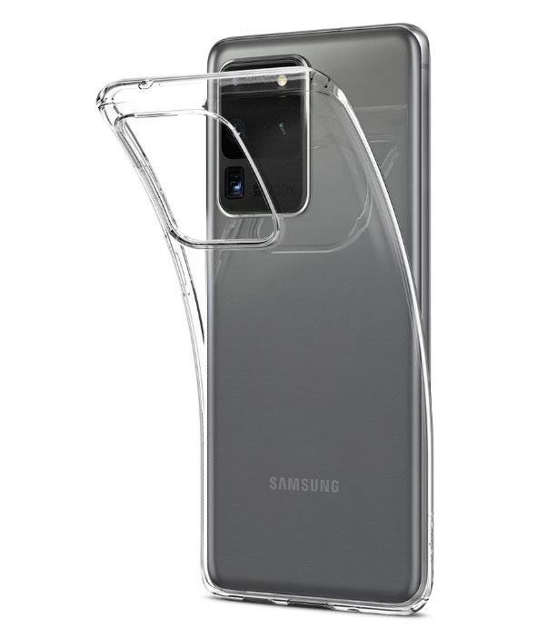 Husa Cover Spigen Liquid Crystal pentru Samsung Galaxy S20 Ultra Clear thumb