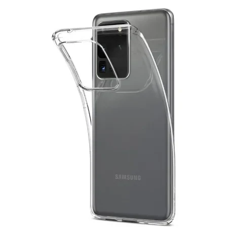 Husa Cover Spigen Liquid Crystal pentru Samsung Galaxy S20 Ultra Clear