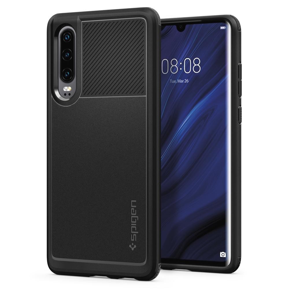 Husa Cover Spigen Rugged Armor pentru Huawei P40 Matte Black thumb