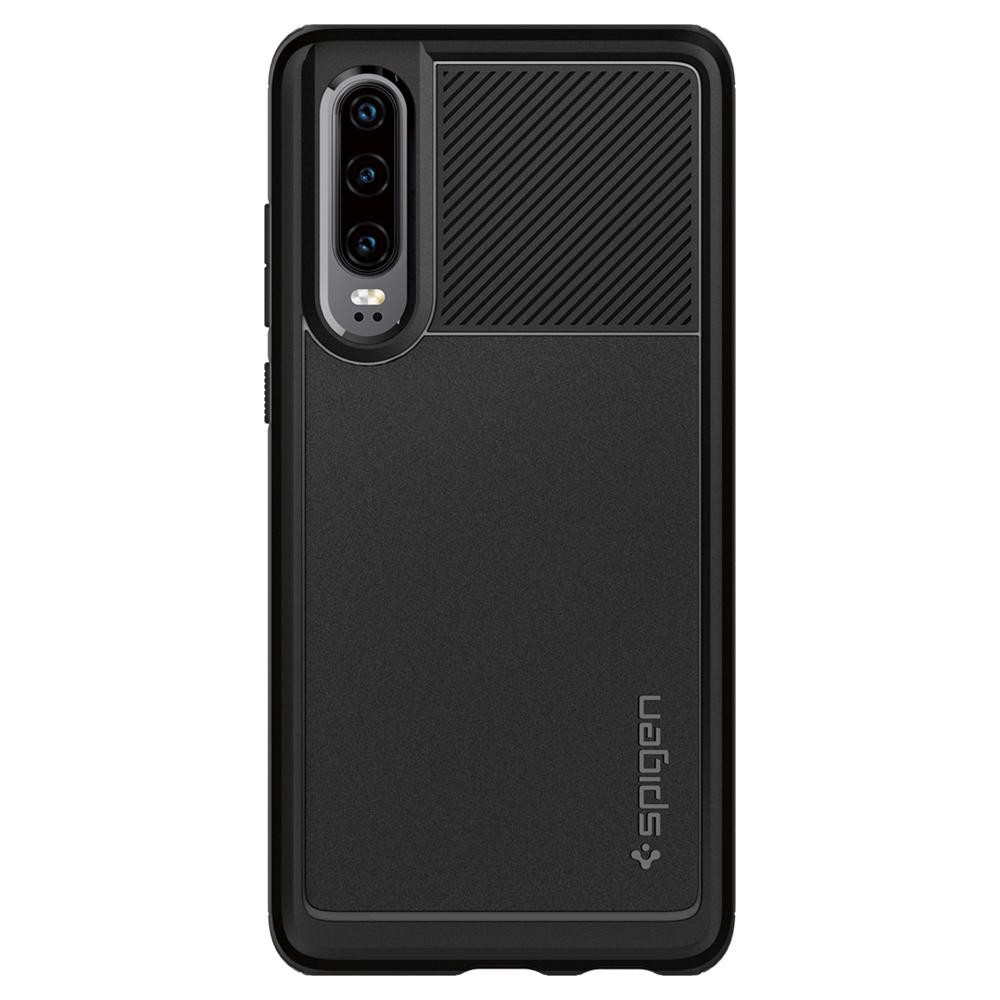 Husa Cover Spigen Rugged Armor pentru Huawei P40 Matte Black thumb