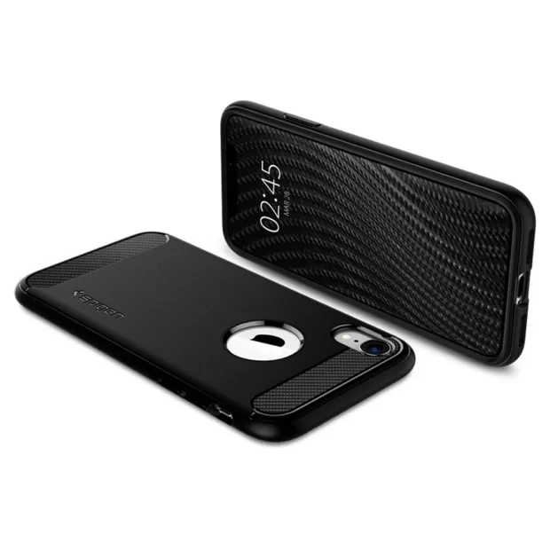 Husa Cover Spigen Rugged Armor pentru iPhone XR Matte Black