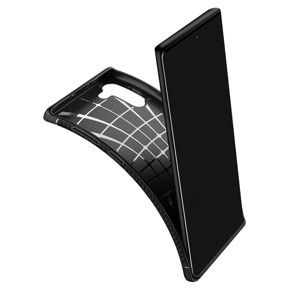Husa Cover Spigen Rugged Armor pentru Samsung Galaxy Note 10 Matte Black thumb