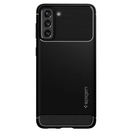 Husa Cover Spigen Rugged Armor pentru Samsung Galaxy S21 Matte Black