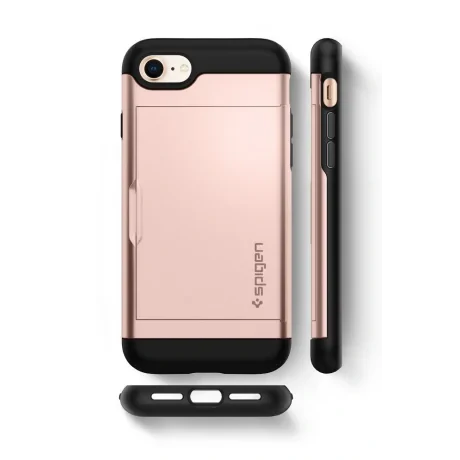 Husa Cover Spigen Slim Armor pentru iPhone 7/8/SE 2 Rose Gold