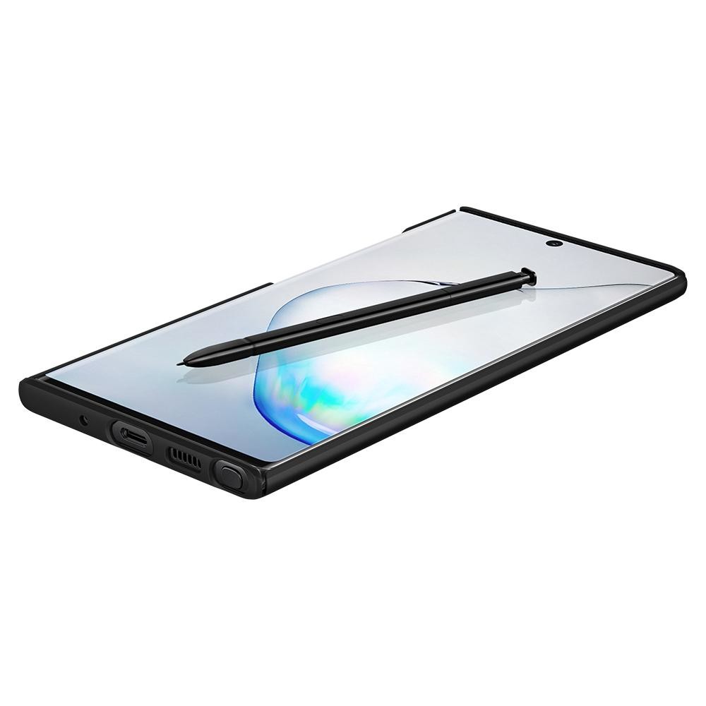 Husa Cover Spigen Thin Fit pentru Samsung Galaxy Note 10 Black thumb