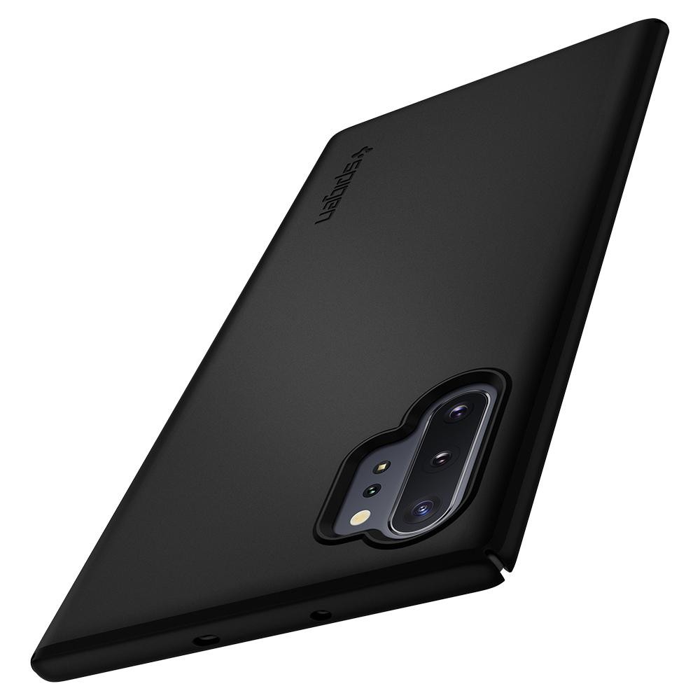 Husa Cover Spigen Thin Fit pentru Samsung Galaxy Note 10 Plus Black thumb