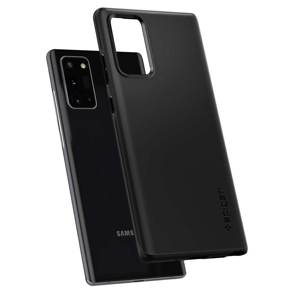 Husa Cover Spigen Thin Fit pentru Samsung Galaxy Note 20 Black thumb