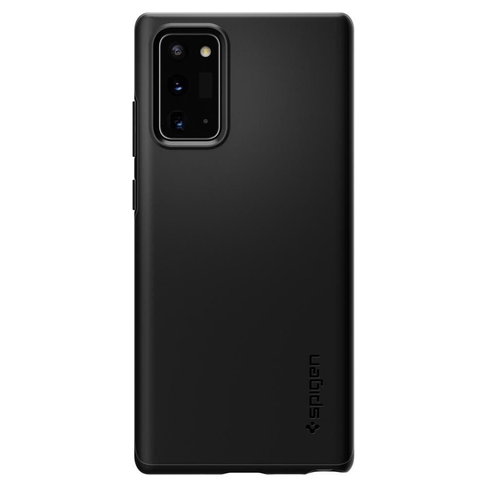 Husa Cover Spigen Thin Fit pentru Samsung Galaxy Note 20 Black thumb