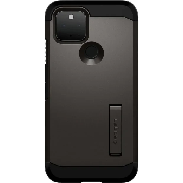 Husa Cover Spigen Tough Armor pentru Google Pixel 5 Metal Slate Grey