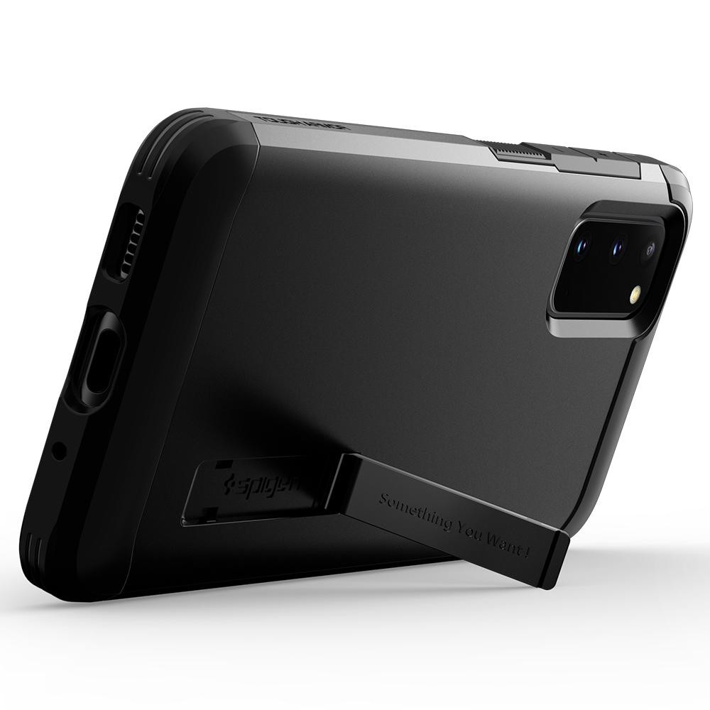 Husa Cover Spigen Tough Armor pentru Samsung Galaxy S20 Metal Slate Black thumb