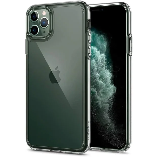 Husa Cover Spigen Ultra Hybrid pentru iPhone 11 Pro Max Crystal Clear