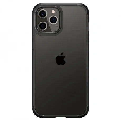 Husa Cover Spigen Ultra Hybrid pentru iPhone 12 Pro Max Matte Black