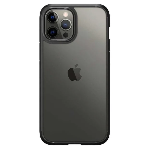 Husa Cover Spigen Ultra Hybrid pentru iPhone 12/12 Pro Matte Black