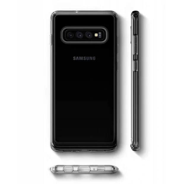 Husa Cover Spigen Ultra Hybrid pentru Samsung Galaxy S10 Crystal Clear