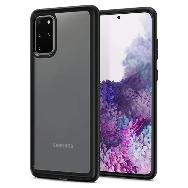 Husa Cover Spigen Ultra Hybrid pentru Samsung Galaxy S20 Plus Matte Black